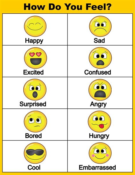 emotions pictures printable.